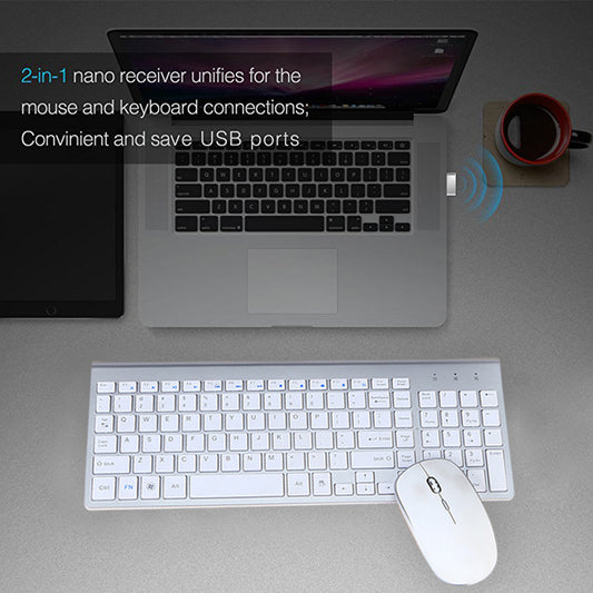 Wireless Keyboard And Mouse For Business Office - MEDIJIX