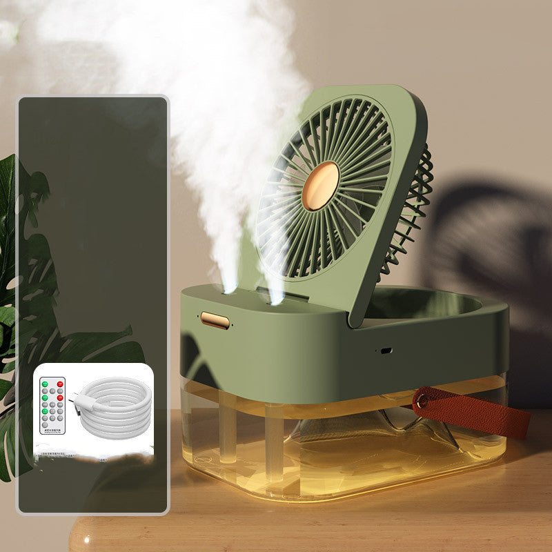 Humidifier Spray Fan Portable Fan Air Cooler Air Humidifier USB Fan Desktop Fan With Night Light For Summer Home Appliance - MEDIJIX