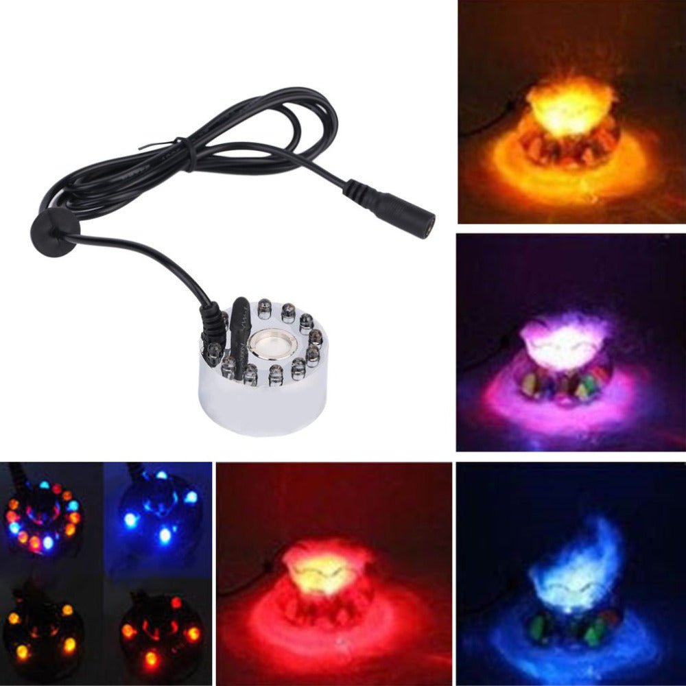12 LED colorful lights ultrasonic fog - MEDIJIX