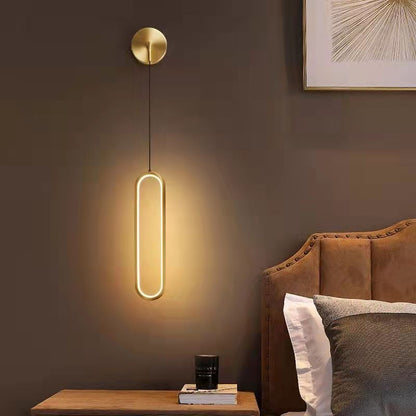 Modern Minimalist Bedside Wall Lamp Living Room Wall Light Bulb Nordic Internet Celebrity Minimalist - MEDIJIX