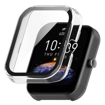 Applicable To Huami Amazfit Bip3 Pro Watch Case Tempered Film Integrated Shell Drop - resistant Hard Case - MEDIJIX