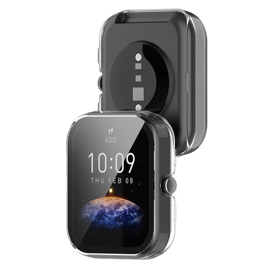 Applicable To Huami Amazfit Bip3 Pro Watch Case Tempered Film Integrated Shell Drop - resistant Hard Case - MEDIJIX