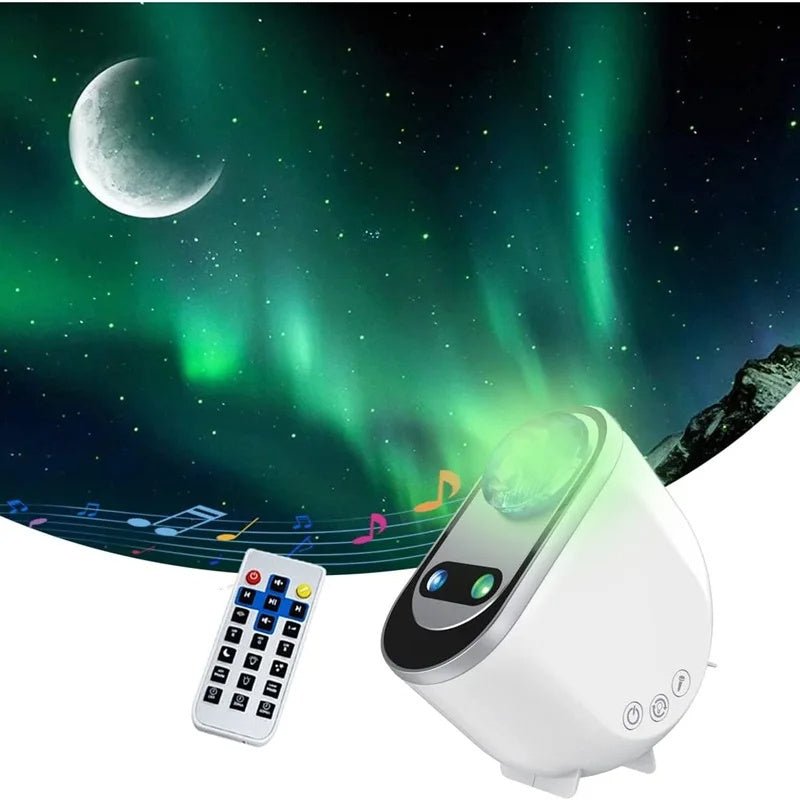 Aurora Borealis Starlight Projectors LED Galaxy Star Atmosphere Galaxy Night Light Home Bedroom Sky Moon Lamp Room Decor Gift - MEDIJIX