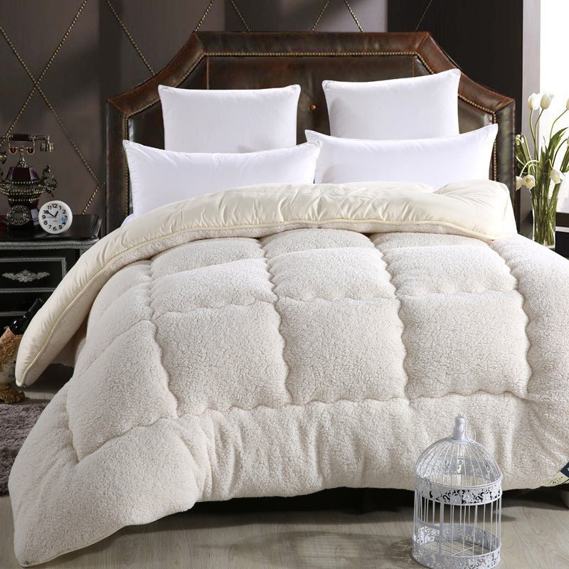 Australian lamb wool winter quilt thickened warm quilt - MEDIJIX