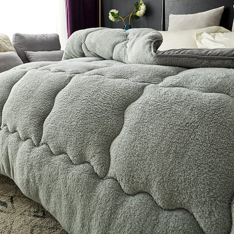 Australian lamb wool winter quilt thickened warm quilt - MEDIJIX