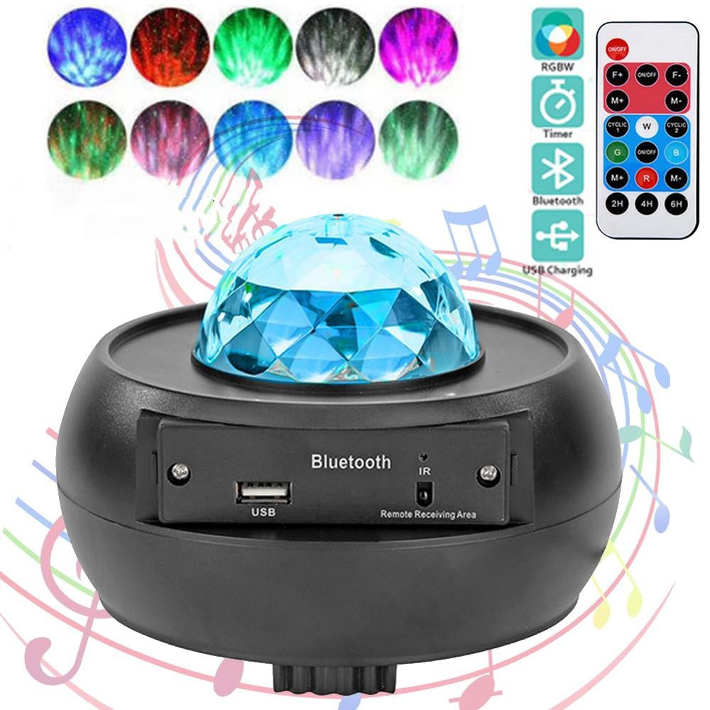 Colorful Starry Sky Ocean Wave LED Light Star Projector SB V - MEDIJIX