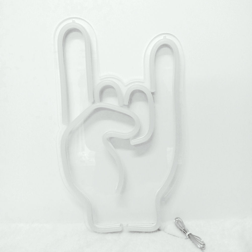 Creative Gifts Rock Gestures Neon Decorations - MEDIJIX