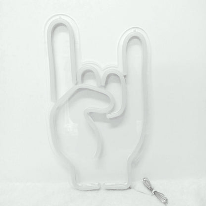 Creative Gifts Rock Gestures Neon Decorations - MEDIJIX