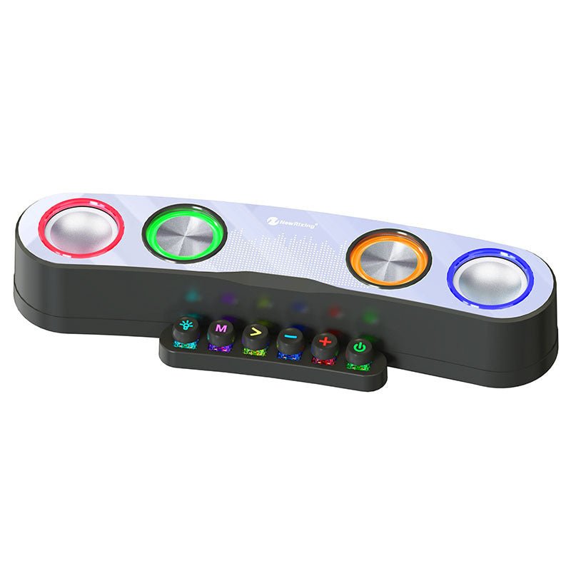 Desktop Colorful Gaming Bluetooth Speaker with LED - MEDIJIX