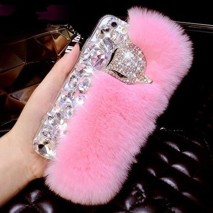 Diamond Plush Phone Case Protective Cover - MEDIJIX