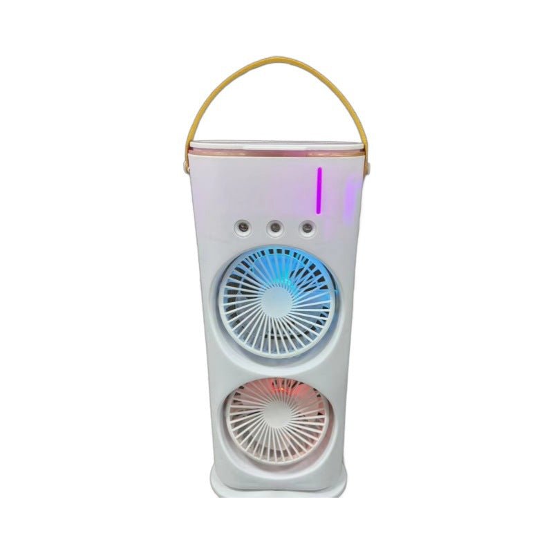 Double - ended Spray Fan Portable Humidifier Fan Air Conditioner Household Small Air Cooler Hydrocooling Portable Air Adjustment - MEDIJIX