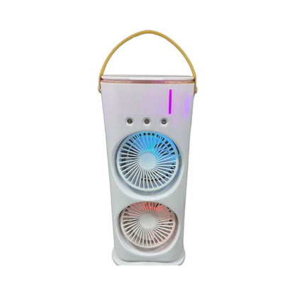 Double - ended Spray Fan Portable Humidifier Fan Air Conditioner Household Small Air Cooler Hydrocooling Portable Air Adjustment - MEDIJIX