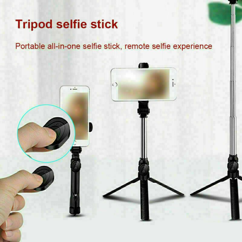 Fit Telescopic Selfie Stick Bluetooth Tripod Monopod Phone Holder - MEDIJIX