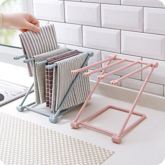 Foldable Dishcloth Shelf Kitchen Accessories Gadget Organizer - MEDIJIX