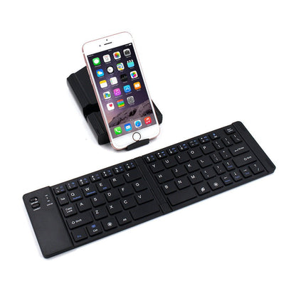 Folding Metal Bluetooth Foldable Keyboard Mini Bluetooth Wireless - MEDIJIX