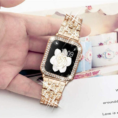 Girl's Diamond Metal Strap Protective Cover - MEDIJIX