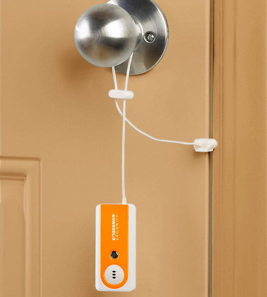 Home Travel Hotel Portable Alarm Door And Window Anti - Theft Portable Flashlight - MEDIJIX