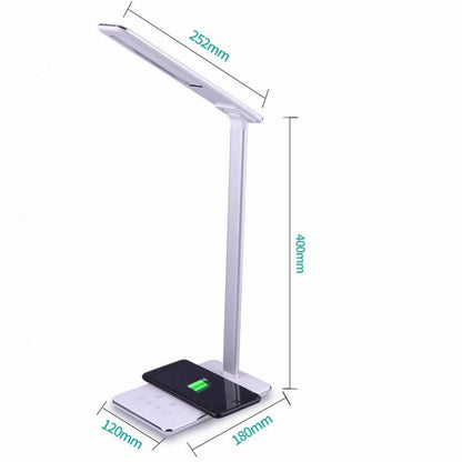 Huawei Apple Wireless Charging Desk Lamp LED Eye Protection Desk Lamp Bedside Folding - MEDIJIX