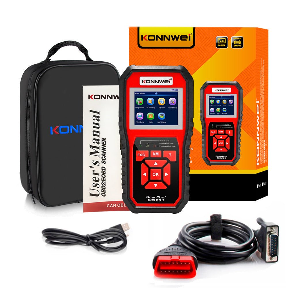 KW850 OBD2 CAN BUS Code Reader car engine fault code detector scanner - MEDIJIX