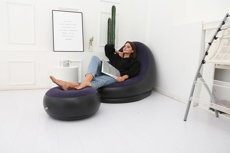 Lazy Bean Bag with Inflatable Folding Sofa - MEDIJIX