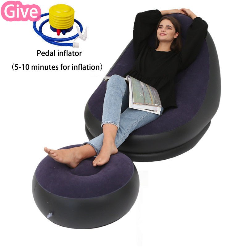 Lazy Bean Bag with Inflatable Folding Sofa - MEDIJIX