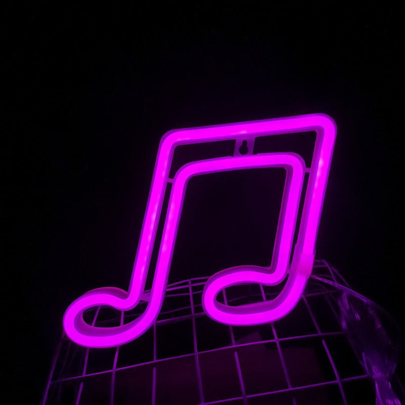 LED Musical Note Decorative Neon Lights - MEDIJIX