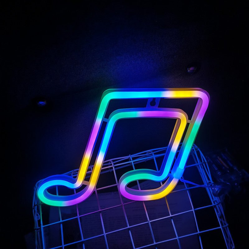 LED Musical Note Decorative Neon Lights - MEDIJIX