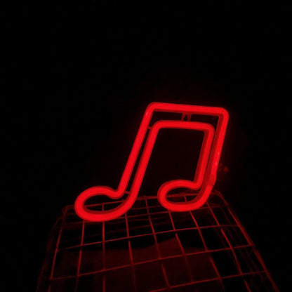 LED Musical Note Decorative Neon Lights - MEDIJIX