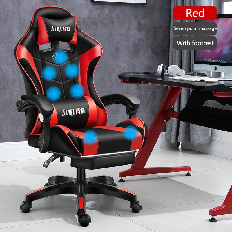 Men's Computer Home Comfort Ergonomic Dormitory Gaming Seat Swivel Chair - MEDIJIX