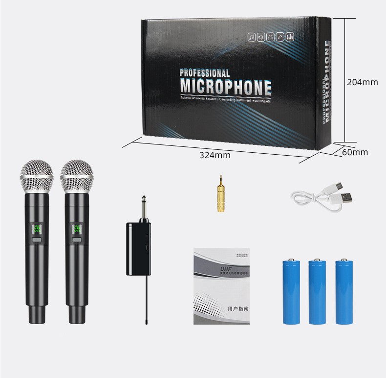 Microphone Wireless One For Two Home Sound Card - MEDIJIX