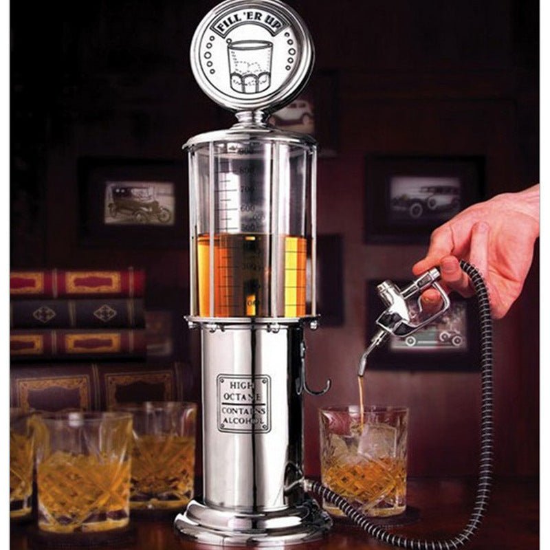 Mini Beer Dispenser Machine Drinking Vessels Double Gun Pump Transparent Layer Design Gas Station Bar Beer Kitchen Drinking Wine - MEDIJIX