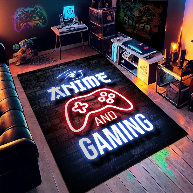 Neon Game Machine Room Decoration Carpet - MEDIJIX