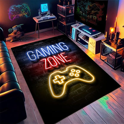 Neon Game Machine Room Decoration Carpet - MEDIJIX