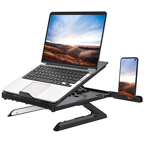 New Laptop Stand Multifunctional Folding Lift Portable Laptop Stand Monitor Increase Rack Aluminum Alloy Base - MEDIJIX