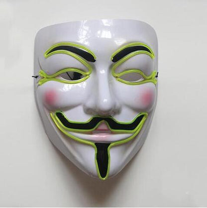 New LED Guy Fawkes Mask - MEDIJIX