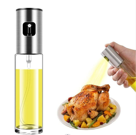 Olive Oil Sprayer Cooking Mister Spray Fine Bottle Oil Dispenser Kitchen - MEDIJIX