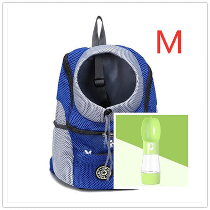 Pet Dog Carrier Carrier For Dogs Backpack Out Double Shoulder Portable Travel Outdoor Carrier Bag Mesh - MEDIJIX