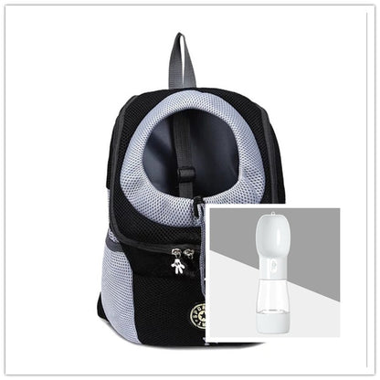 Pet Dog Carrier Carrier For Dogs Backpack Out Double Shoulder Portable Travel Outdoor Carrier Bag Mesh - MEDIJIX