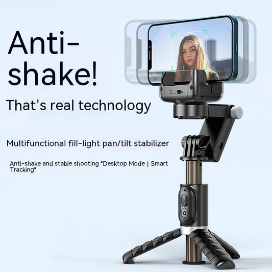 Phone Stand For Live Streaming Anti - shake Retractable Camera Smart Head Stabilizer Hand - held Selfie Stick - MEDIJIX