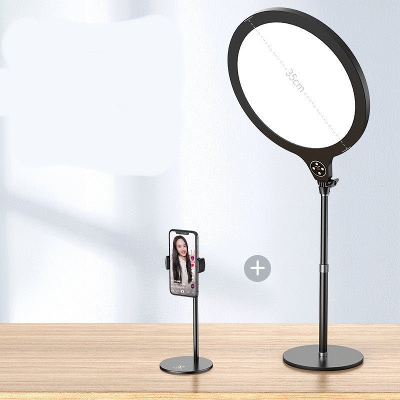 Photo Full Screen Beauty Lamp Mobile Phone Telescopic Desktop Floor Fill Light Bracket - MEDIJIX