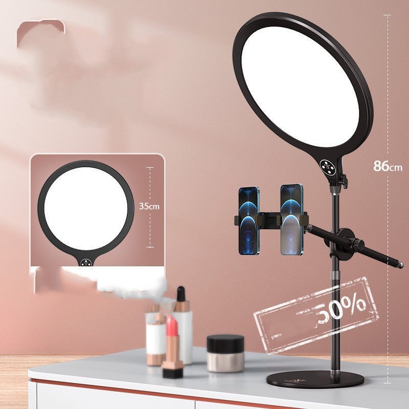 Photo Full Screen Beauty Lamp Mobile Phone Telescopic Desktop Floor Fill Light Bracket - MEDIJIX