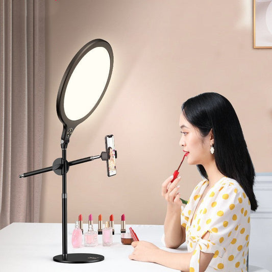 Photo Full Screen Beauty Lamp Mobile Phone Telescopic Desktop Floor Fill Light Bracket - MEDIJIX