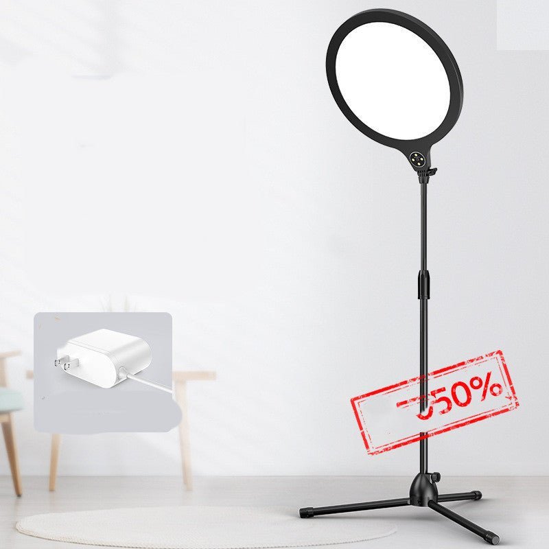 Photo Full Screen Beauty Lamp Mobile Phone Telescopic Desktop Floor Fill Light Bracket - MEDIJIX