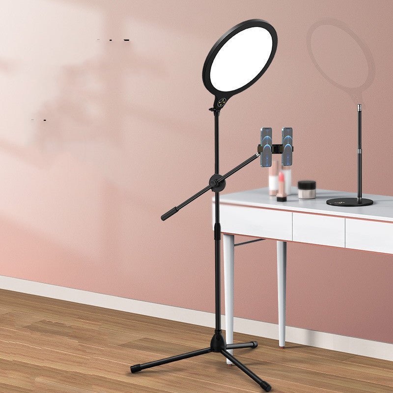 Photo Full Screen Beauty Lamp Mobile Phone Telescopic Desktop Floor Fill Light Bracket - MEDIJIX