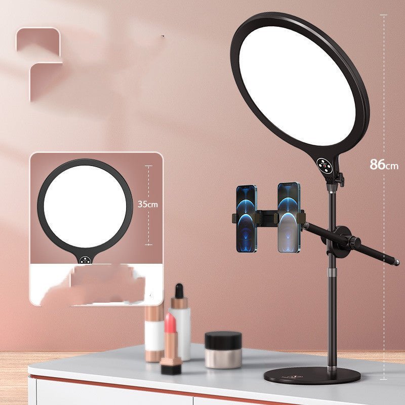 Photo Full Screen Beauty Lamp Mobile Phone Telescopic Desktop Floor Fill Light Bracket - MEDIJIX