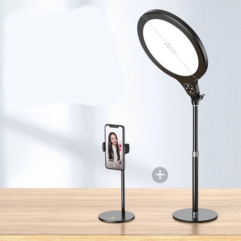 Photo Full Screen Beauty Lamp Mobile Phone Telescopic Desktop Floor Fill Light Bracket - MEDIJIX