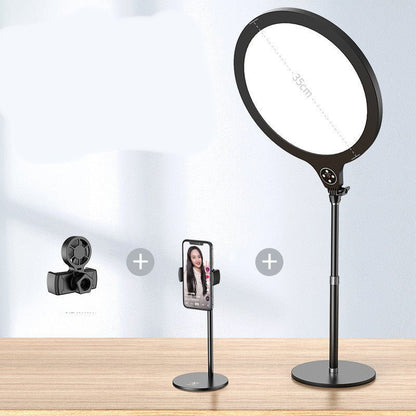 Photo Full Screen Beauty Lamp Mobile Phone Telescopic Desktop Floor Fill Light Bracket - MEDIJIX