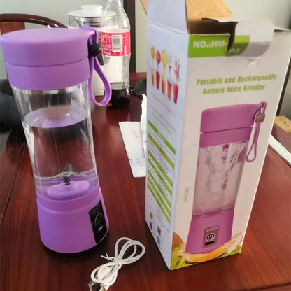 Portable Blender With USB Rechargeable Mini Kitchen Fruit Juice Mixer Home Simple Portable Electric Mini Juicer - MEDIJIX