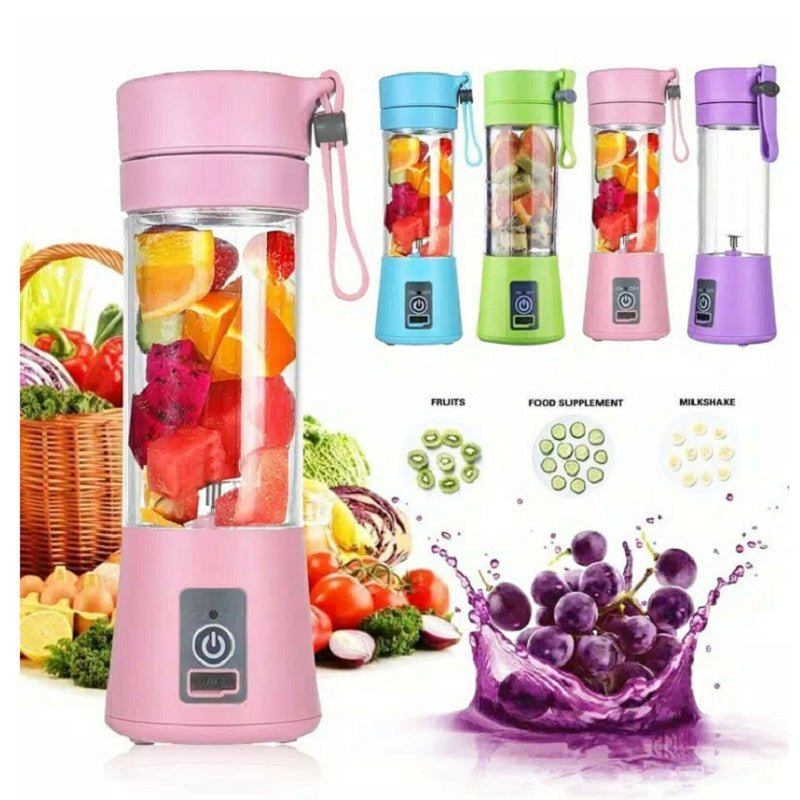 Portable Blender With USB Rechargeable Mini Kitchen Fruit Juice Mixer Home Simple Portable Electric Mini Juicer - MEDIJIX