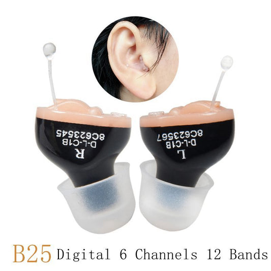 Portable CIC Digital Invisible Hearing Aid B25 - MEDIJIX
